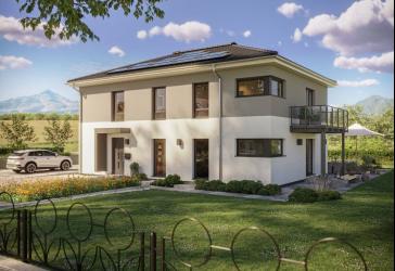 Zweifamilienhaus im Stadtvillen-Design