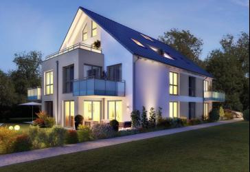 Wohnen im Grünen: 3-Zi-EG-Wohnung mit Süd-West-Terrasse + ca. 190 m² Garten