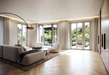 RESERVIERT - Elegante Gartenwohnung in schickem Neubauanwesen