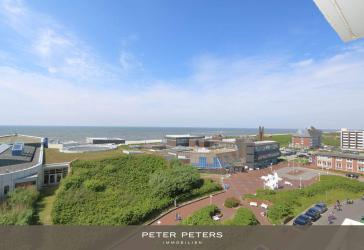 Zentrale zwei Zimmerwohnung mit herrlichem Meerblick in strandnaher Lage