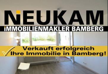 BAMBERG-NÄHE GARTENSTADT: 3-ZIMMER-WOHNUNG(=SOFORT FREI-IM HOCHHAUS)MIT BALKON FÜR 179.000,-EURO
