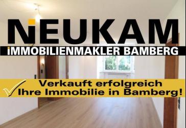 BAMBERG-INSELGEBIET: 3-ZIMMER-WOHNUNG (= SOFORT FREI!) MIT BALKON FÜR 339.000,-EURO