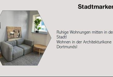 Ruhige Wohnungen mitten in der Stadt! Wohnen in der Architekturikone Dortmunds!