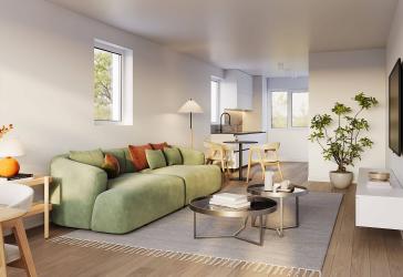 Schwabing, getarnter Bunker wartet auf coole Wohnloft Gestaltung
