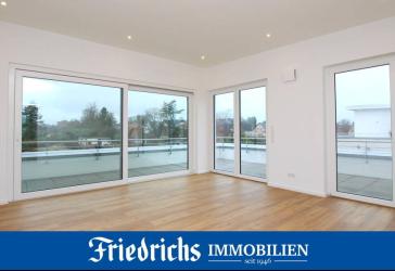 Exklusive 2-Zimmer-Penthousewohnung mit Dachterrasse, Stellplatz in zentraler Lage von Varel