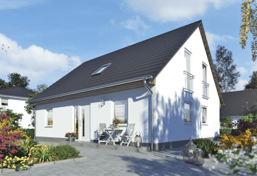 Mitwachshaus 148, Preis inkl. Grundstück, massiv gebaut