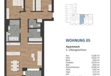 Havencity - Modernes Wohnen am Südstrand WE 5 - Steuersparmodell