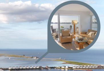 Wo die Schlei endet und das Leben beginnt Sonnenverwöhnte 3-Zi.-Ferienwohnung in direkter Wasserlage