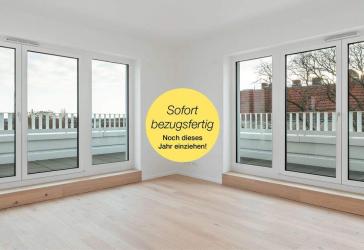 Eigentumswohnung mit 2-Zimmern im Dachgeschoss und einer 36 m² Dachterrasse in Berlin-Neukölln