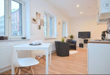 Modern möbliertes 1-Zimmer-Apartment mit WLAN in Fürth Mitte