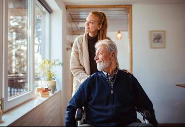 Selbstbestimmt und zentral wohnen im Alter! 2 Zimmer mit riesiger Dachterrasse! WE 3.16