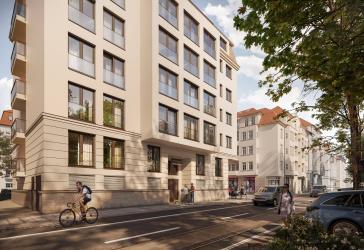 Traumhafter Dachgarten über der Südvorstadt, Neubauprojekt Kfw40, 4 Zi-Maisonette-Whg., Erstbezug!