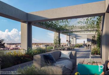 Kompakte 2-Zi.-Whg mit Balkon über gesamte Wohnungsbreite zum grünen Innenhof