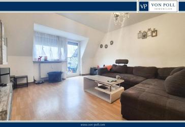 Helle Dachgeschosswohnung mit Balkon, Aufzug und Tiefgaragenstellplatz in ruhiger Lage Ansbachs