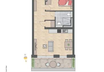 Tolle Penthousewohnung in betreutem Wohnen, WE 2.12