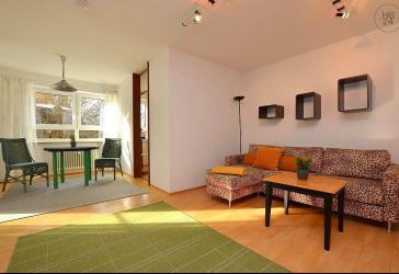 Möblierte 2-Zimmer Wohnung mit Balkon in Würzburg/Lengfeld