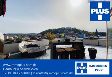 NEUER PREIS!!! HOMBURG - STADTMITTE; EXKLUSIVES PENTHOUSE MIT SPEKTAKULÄREM AUSBLICK
