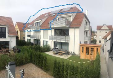 3 Zi Maisonette Penthouse mit Einbauküche WHG10