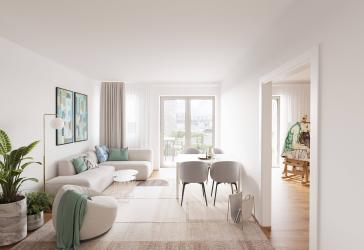 Einziehen und wohlfühlen. Bezugsfertige 3,5 -Zimmer-Wohnung auf den Schleiterrassen | WE 211