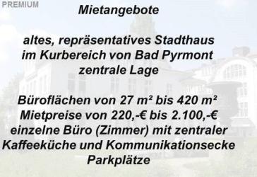 Praxis/Schulung im repräsentativen alten Stadthaus im Herzen von Bad Pyrmont