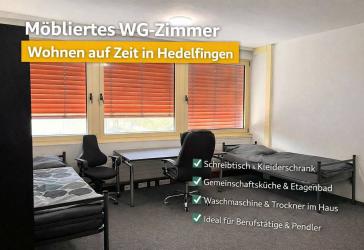 Flexibles und Günstiges Wohnen auf Zeit in Stuttgart - WG Zimmer zur Miete mit optimaler Flexibilität