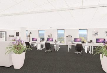 Jetzt individuell gestalten: top-sanierte Bürofläche im Herzen der Stadt mit herrlichem Saale-Blick