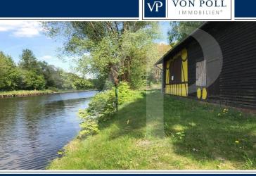 Wassergrundstück mit einzigartigem Kulturdenkmal zur Nutzung für Wohnen oder Gewerbe