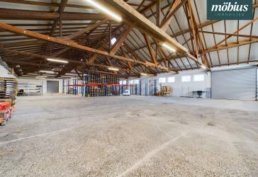 Halle mit Starkstrom an der A66 - optional mit Büro oder weiterer Hallenfläche