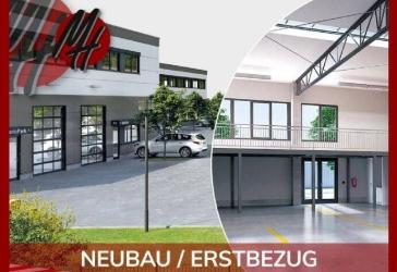 NEUBAU / ERSTBEZUG - AB Q3-2024 - Lager (300 m²) & Büro-/Mezzanine (100 m²)