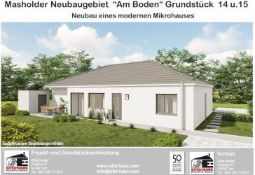 Masholder - Neubaugebiet 'Am Boden' - Grundstück 15 - Neubau eines modernen Mikrohauses