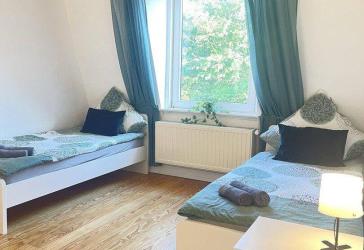 Möblierte Mitarbeiterwohnung Hamburg | 3 Schlafzimmer | All Inclusive