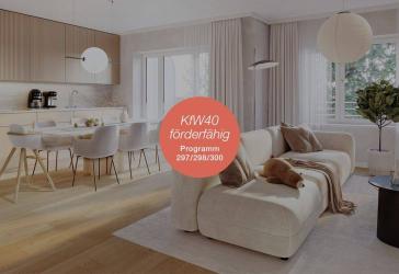 KfW40-förderfähig: Atemberaubende 4-Zimmer-Wohnung mit großer Terrasse!