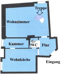 AUF 3 EBENEN MIT TERRASSE BEZUGSFREI AUßERGEWÖHNLICHE WHG. WOHNKÜCHE WANNENBAD+G-WC PARKETT REISHOLZ – 40599 Düsseldorf – Vorschaubild 16