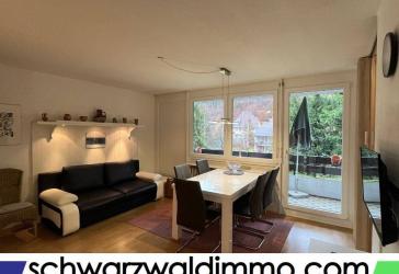 Schöne möblierte 2,5-Zimmer-Wohnung mit Balkon in ruhiger Lage von Todtmoos (Schwarzwald)
