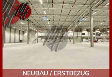 NEUBAU - ERSTBEZUG - SCHNELL VERFÜGBAR - Lager-/Logistik (9.000 m²) & Büro-/Mezzanine (1.000 m²)