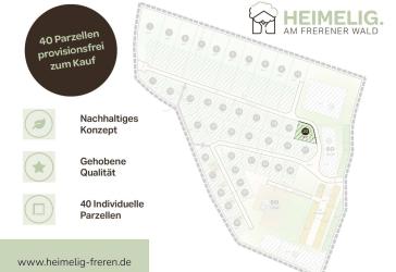 Exklusives Grundstück für nachhaltiges Kompakthaus - ideal für die Erholung im Grünen
