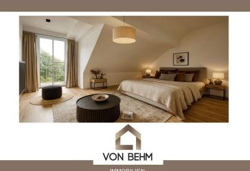 2-Zimmer-Dachgeschosswohnung mit Balkon und Außenstellplatz