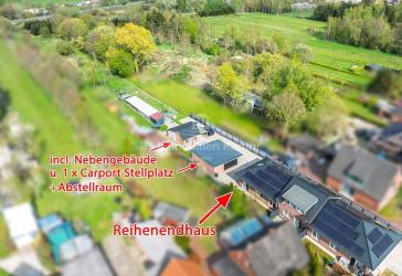 Top gepflegtes Reihenendhaus mit gr. Grundstück, PV Anlage, Carport und Nebengeb. in ruhiger Wohnlage