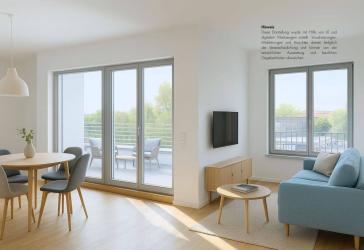 Sofort einziehen: 2-Zimmer-DG mit 2 großen Terrassen
