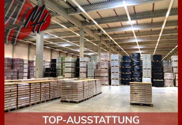 SCHNELL VERFÜGBAR - Lager-/Logistik (8.500 m²) & Büro-/Sozial (700 m²) zu vermieten