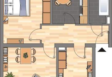 Renovierte, geräumige 3-ZKB-Wohnung in unmittelbarer Citynähe zu vermieten!