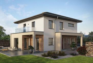Schöne Stadtvilla (Neubau) in sonniger Höhenlage der Obermoselgemeinde Wellen