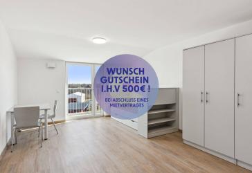 Einziehen und 500 € sichern - Möbliertes 2-Zimmer-Studentenapartment mit großzügigem Balkon - Strom & Internet inklusive