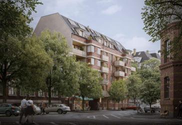 Einziges Neubauprojekt in Schleußig! Wohnung im DG, ca. 123m², 4 1/2 -Zi. mit 2 Bädern & 2 Terrassen