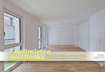 2 NKM frei: Höhere Wohnqualität durch besseres Raumgefühl in dieser 2-Zimmer-Neubauwohnung im Projekt 'Dreilinden' in Leipzig
