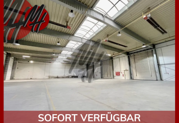 SCHNELL VERFÜGBAR - RAMPE + EBEN - Lager (2.700 m²) & Büro (150 m²)