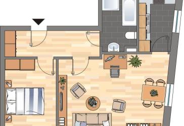 2-Zimmer Wohnung in Dortmund Dorstfeld