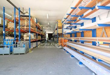 360 m² Lagerhalle mit 2 gegenüberliegenden Toren + Freifläche