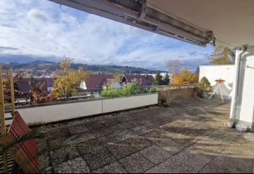 3 Zimmer, große Terrasse, traumhafter Blick, Kempten Haubenschloss