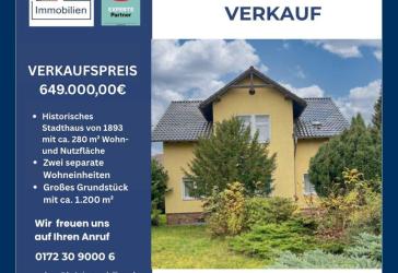 Stilvolles Stadthaus in Markkleeberg mit schönem Garten und besonderem Wohncharakter